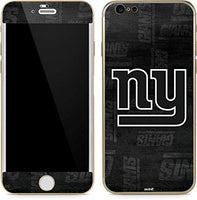 Skinit Decal Phone Skin Compatible with iPhone 6/6s - Officially Licensed NFL New York Giants Black & White Design
