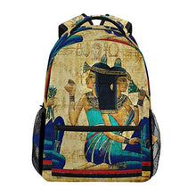 Load image into Gallery viewer, TropicalLife Ethnic Ancient Egyptian Backpacks Bookbag Shoulder Backpack Hiking Travel Daypack Casual Bags
