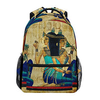 TropicalLife Ethnic Ancient Egyptian Backpacks Bookbag Shoulder Backpack Hiking Travel Daypack Casual Bags