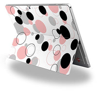Lots of Dots Pink on White - Decal Style Vinyl Skin fits Microsoft Surface Pro 4 (Surface NOT Included)