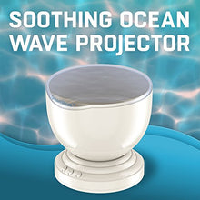 Load image into Gallery viewer, Soothing &amp; Relaxing Ocean Wave Projector Led Night Light With Built In Stereo Speakers / (12 Led Bul
