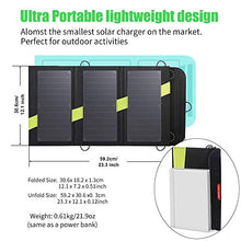 Load image into Gallery viewer, X-DRAGON Portable Solar Panel 20W Dual USB Ports (5V2A,Overall 3A) Foldable Solar Charger for Portable Laptop Cellphone, Notebook, Tablet, Camping (5V 20W)
