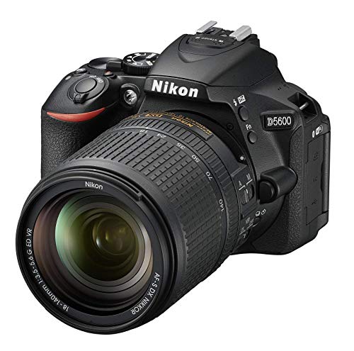 Nikon 1577 D5600 DX-Format Digital SLR with AF-S DX NIKKOR 18-140mm f/3.5-5.6G ED VR Lens, Black (Renewed)
