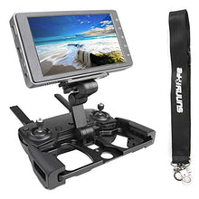 Load image into Gallery viewer, Anbee Foldable Aluminum Tablet Stand Cell Phone Bracket with Lanyard Support Crystal Sky Compatible with DJI Mavic 3/2 / Mini 2 / Mini SE/Air 2S / Mavic Pro/Spark Drone, Black
