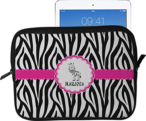 Zebra Tablet Case/Sleeve - Large (Personalized)