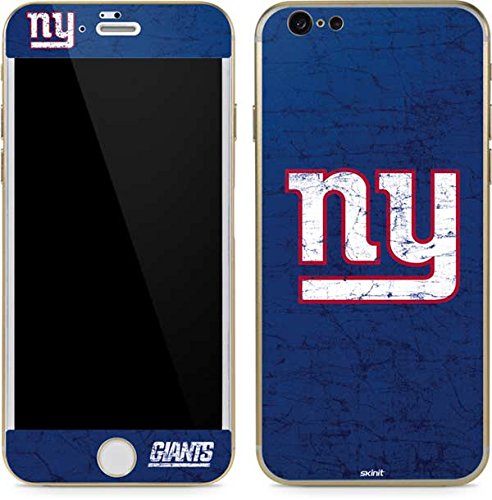 Skinit Decal Phone Skin Compatible with iPhone 6/6s - Officially Licensed NFL New York Giants Distressed Design