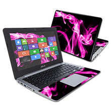 Load image into Gallery viewer, MightySkins Skin Compatible with Asus Chromebook 11.6&quot; C200MA wrap Cover Sticker Skins Pink Flames
