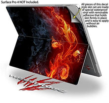 Load image into Gallery viewer, Fire Flower - Decal Style Vinyl Skin fits Microsoft Surface Pro 4 (Surface NOT Included)

