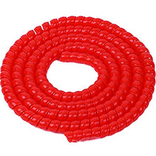 Load image into Gallery viewer, TINTON LIFE 6.5FT 30mm(1.18in) Polypropylene Spiral Wire Tube Pipe Cable Sleeve Protector, Red
