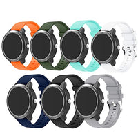 Anrir Vivoactive 3 Watch Band, 20mm Silicone Bands for Garmin Vivoactive 3/Forerunner 645 Music/Samsung Galaxy 42mm/Galaxy Watch 3 41mm/Galaxy Watch Active 2 40mm/44mm-7Pack