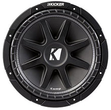 Load image into Gallery viewer, Compatible with 1988-1998 GMC Sierra Ext Cab Truck Kicker Comp C12 Dual 12&quot; Rhino Coated Sub Box - Final 2 Ohm
