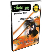 Clickfree Automatic Backup DVD Music Edition DVD200-2, 2-Pack
