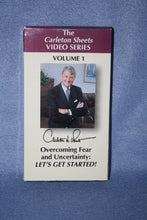Load image into Gallery viewer, The Carleton Sheets Video Series: Vol. 1 Overcoming Fear and Uncertainty (Vhs Tape)
