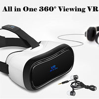 TSANGLIGHT 3D VR Headset All in One, 360 Viewing Android 5.1 Virtual Reality Headset 5? 1920x1080 HD Screen VR Glasses - 2GB RAM, BT 4.0, Support WiFi/HDMI/Apps (Phone No Needed, Great Gift)