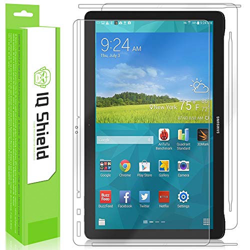 IQShield Full Body Skin Compatible with Samsung Galaxy View (18.4 inch) + LiQuidSkin Clear (Full Coverage) Screen Protector HD and Anti-Bubble Film
