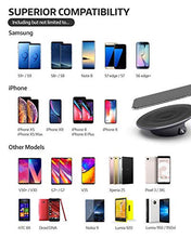 Load image into Gallery viewer, CRESUER ENEGUFO 3 Coils Fast Qi Wireless Charger, 7.5W Fast Charging Non-Slip Pad Compatible with iPhone XR/XS Max/XS/X/8/8 Plus,10W for Samsung S8/S9/S9+/Note8/9, 8, 5W for All Qi-Devices B3TA3UFS
