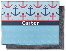 Load image into Gallery viewer, YouCustomizeIt Anchors &amp; Waves Microfiber Screen Cleaner (Personalized)
