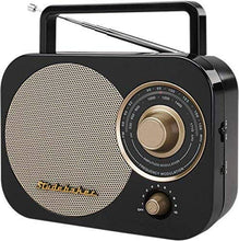 Load image into Gallery viewer, Studebaker Portable AM/FM Radio, Black (SB2000BG)
