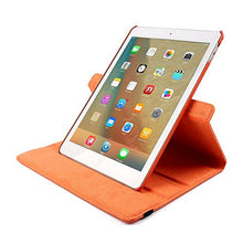 Load image into Gallery viewer, TechCode iPad Pro 9.7 Cover Case, 360 Rotating Magnetic PU Leather Book Style Smart Case Screen Protection Cover for Apple iPad Pro 9.7 inch 2016,Orange
