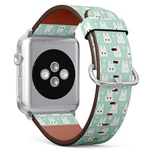 Load image into Gallery viewer, Compatible with Small Apple Watch 38mm, 40mm, 41mm (All Series) Leather Watch Wrist Band Strap Bracelet with Adapters (Teeth Dentistry Health Care Cute)
