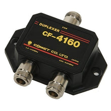 Load image into Gallery viewer, CF-4160N Comet Duplexer 1.3-170 MHz Low Pass, 350-540 MHz High Pass, 60 dB Isolation
