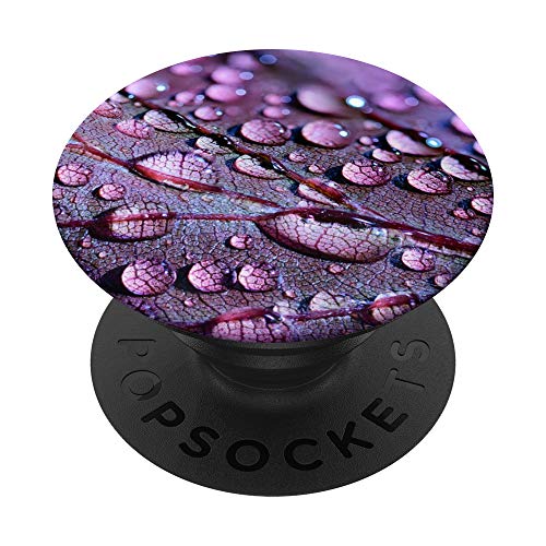 Purple Pop socket Lilac Flower Water Drops PopSockets PopGrip: Swappable Grip for Phones & Tablets
