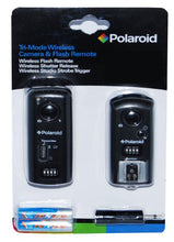 Load image into Gallery viewer, Polaroid Tri-Mode Wireless Camera &amp; Flash Remote (Wireless Flash Remote, Wireless Shutter Release, Wireless Studio Strobe Trigger) For The Canon EOS T3i, T3, XTi, XT, XSi, XS,T2i, T1i, REBEL, PENTAX K
