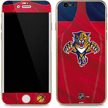 Load image into Gallery viewer, Skinit Decal Phone Skin Compatible with iPhone 6/6s - Officially Licensed NHL Florida Panthers Jersey Design
