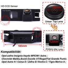 Load image into Gallery viewer, HDMEU Car Backup Camera, Waterproof Rear-View License Plate Car Rear Backup Camera for Opel zafire Insignia haydo MPE/M1 Astra;Chevrolet Malibu,Buick Excelle XT/Regal/Fial Grande Punto
