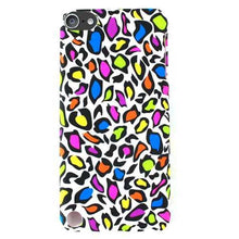 Load image into Gallery viewer, Cell Armor Hybrid Protector Case for iPod touch 5 (Colorful Leopard Print on White)

