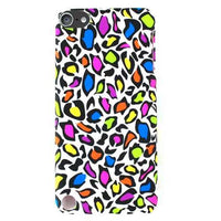 Cell Armor Hybrid Protector Case for iPod touch 5 (Colorful Leopard Print on White)