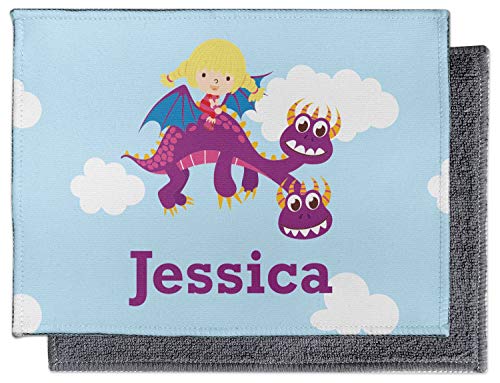YouCustomizeIt Girl Flying on a Dragon Microfiber Screen Cleaner (Personalized)