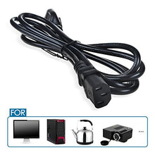 Load image into Gallery viewer, PK Power UL Listed 5ft/1.5m AC in Power Cord Outlet Socket Cable Plug for ViewSonic Pro9000 Pro8300 Pro8200 PJD7820HD 1080p 3D DLP Home Theater Projector
