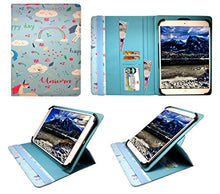 Load image into Gallery viewer, Sweet Tech Medion LifeTab P8314 8 Inch Tablet Unicorn Universal 360 Degree Rotating PU Leather Wallet Case Cover Folio (7-8 inch)
