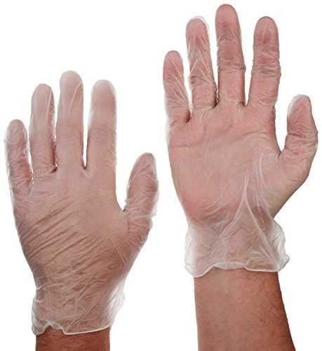 Tradex VXL5201 Ambitex Vinyl Powdered Free Multi-Purpose Gloves, X-Large, Clear (Pack of 1000)