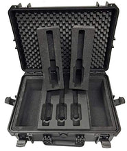 Load image into Gallery viewer, Professional Pistol Carrying Case with space for up to 5 pistols and 9 magazines  For Sport shooter, Police, Hunting, Security personell etc  Lockable  Water- and dustproof
