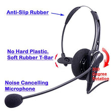 Load image into Gallery viewer, InnoTalk Headset Compatible with Avaya IP 1608, 1616, 9601, 9608, 9610, 9611, 9611G - Economic Monaural Noise Cancel Mic Office Phone Headset

