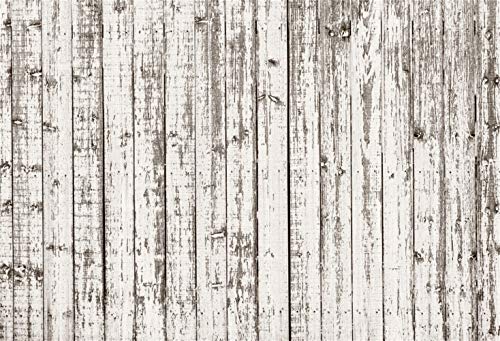 Laeacco 8x6ft Grunge Retro Weathered Wooden Board Backdrop Vinyl Faded Vertical Striped Wood Plank Plain Background for Photography Child Adult Portrait Kids Clothes Cake Shoot Studio