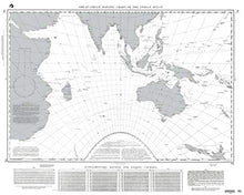 Load image into Gallery viewer, NGA Chart 74-Great Circle Sailing Chart of The Indian Ocean
