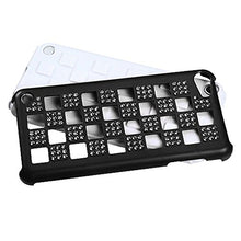 Load image into Gallery viewer, Asmyna Silver Checker/Black/White Diamante Duple Protector Cover for iPod touch 5
