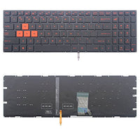 New US Black Backlit Keyboard (Without Frame) Replacement for ASUS GL502 GL502V GL502VT GL502VS GL502VM GL502VY GL502VM-DS74 GL502VS-DB71 GL502VS-DS71 GL502VS-WS71 GL502VT-BSI7N27 GL502VT-DS72