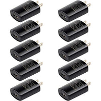 Retevis H-777 USB Wall Charger Plug Charger Adapter 5V 1A Charger for Retevis H-777 RT19 RT7 RT16 RT68 H777S RT27 RT17 RT21V RT-5R RT27V RT48 Walkie Talkie(10 Pack)
