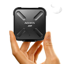 Load image into Gallery viewer, ADATA SD700 3D NAND 1 TB Ruggedized Water/Dust/Shock Proof External Solid State Drive Black (ASD700-1TU3-CBK)
