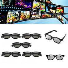 Load image into Gallery viewer, LTEFTLFL 5 Pcs Passive Polarized 3D Glasses Panasonic Lg Sony Samsung 3D Tvs Monitor 3D Film Movie
