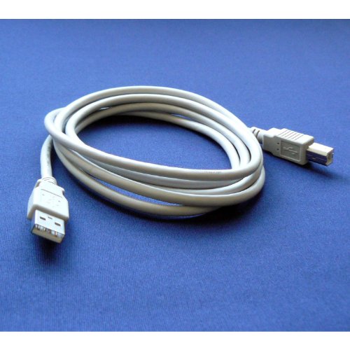 Xerox WorkCentre 4250X Laser Printer Compatible USB 2.0 Cable Cord for PC, Notebook, Macbook - 6 feet White - Bargains Depot