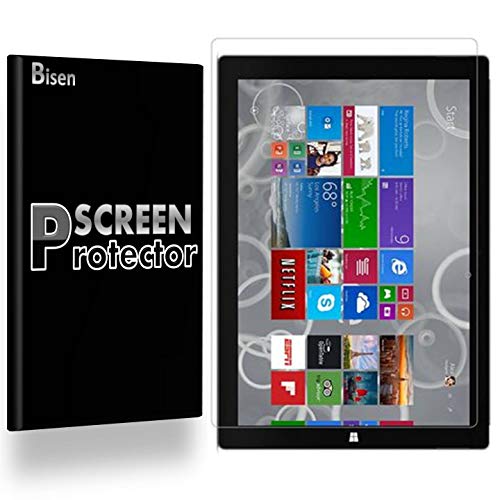 [3-Pack BISEN] Microsoft Surface Pro (2017), Surface Pro 4, Surface Pro 3 Screen Protector, Anti-Glare, Matte, Anti-Fingerprint, Lifetime Protection