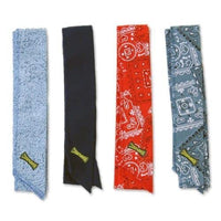 MicraCool Cooling Pad Bandanas, Heat Stress Relief, 4 Patterns, 96 Pack, MS-92605