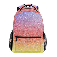 TropicalLife Rainbow Pattern Backpacks Bookbag Shoulder Backpack Hiking Travel Daypack Casual Bags