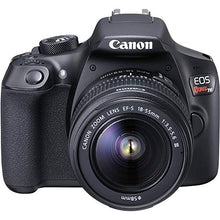 Load image into Gallery viewer, Canon EOS Rebel T6 DSLR Camera w/EF-S 18-55mm, EF 75-300mm Lens, 32GB SD Card &amp; Camera Bag (Renewed)
