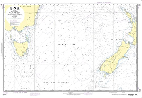 NGA Chart 601-Tasman Sea (New Zealand to Southeast Australia)